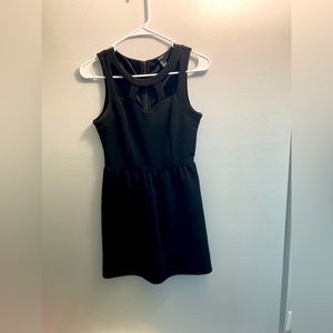 Black Cocktail Party Dress Small Short